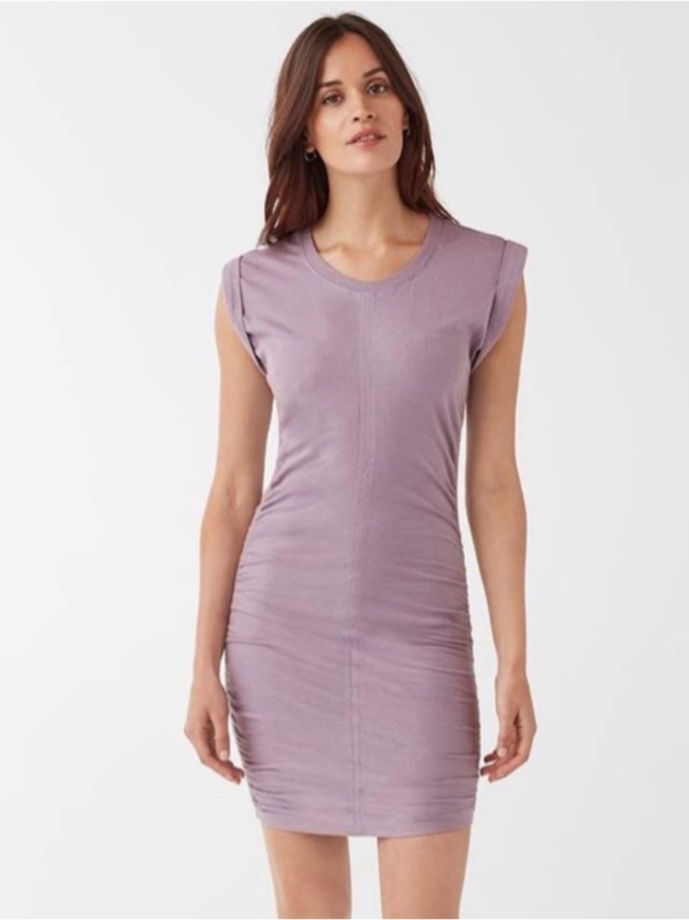 Splendid Lilac Sleeveless Bodycon Mini Dress